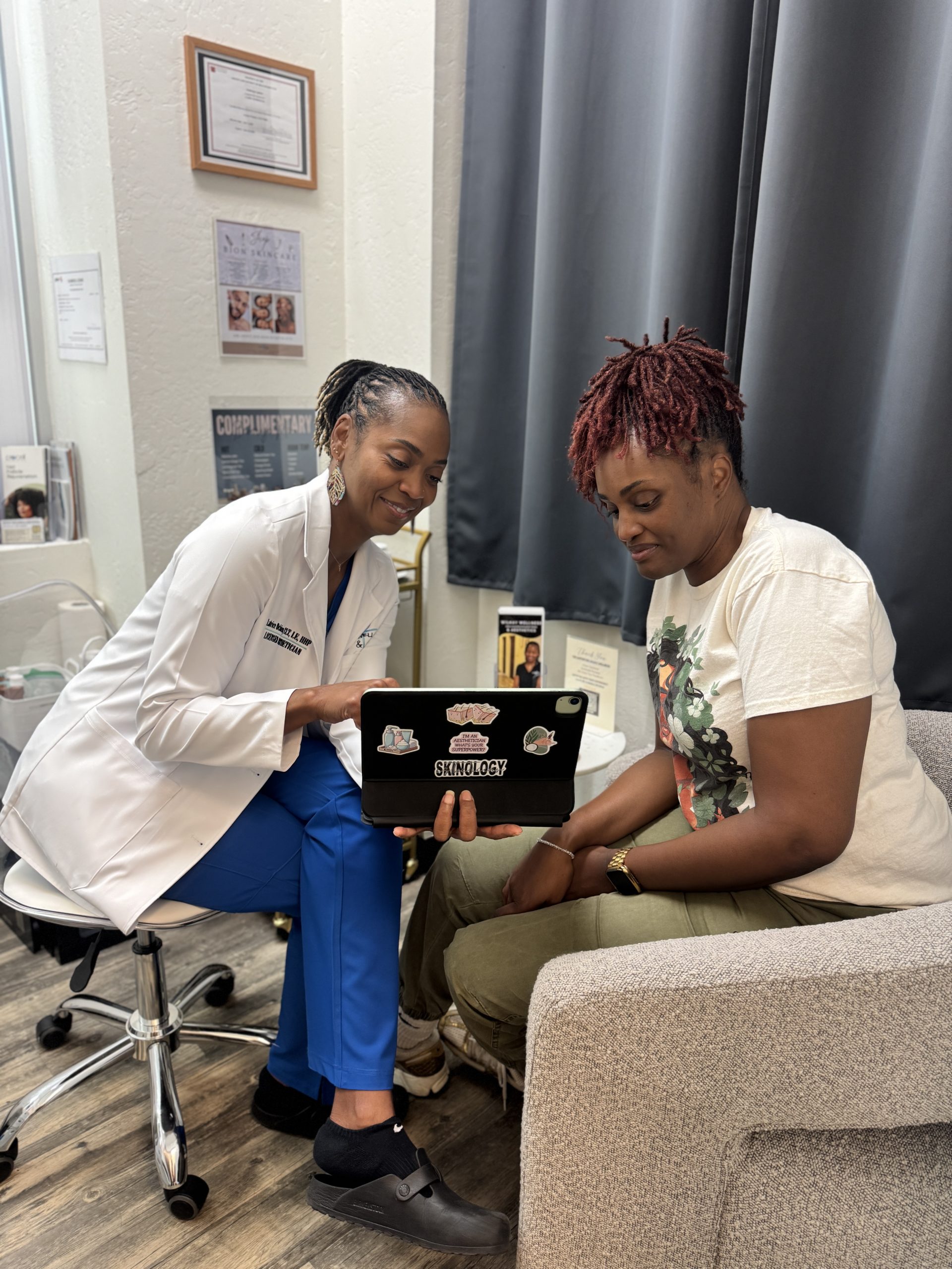 A consultation at WilKay Wellness